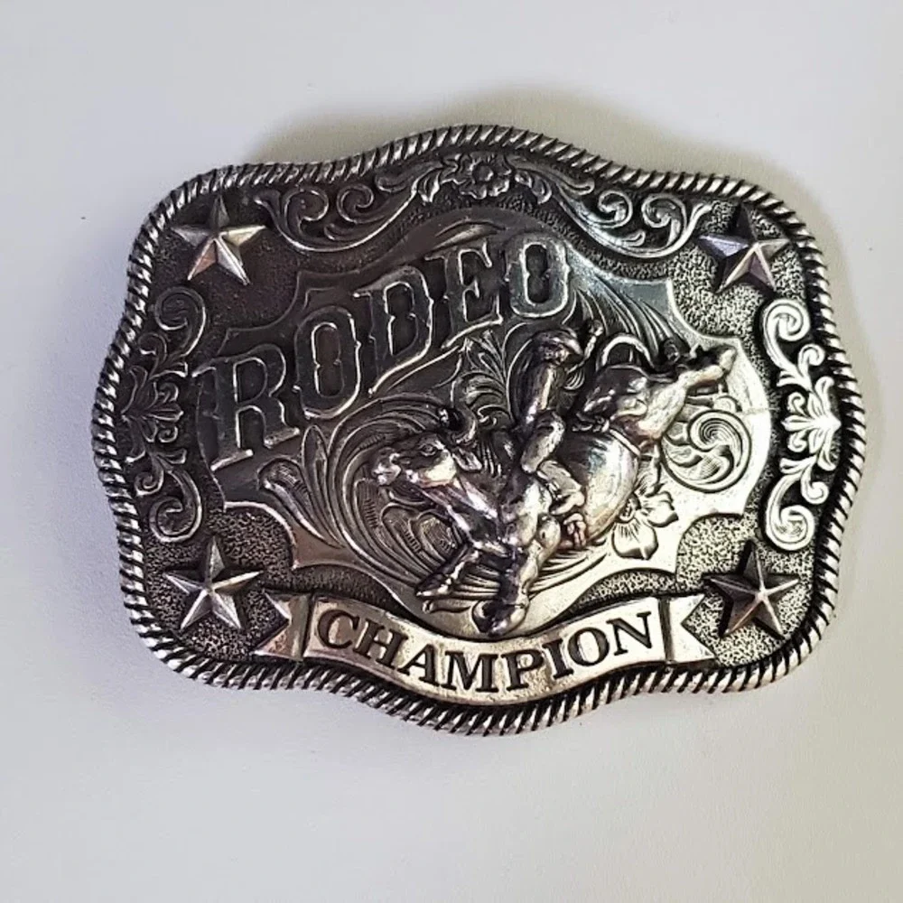 Unbranded rodeo champion